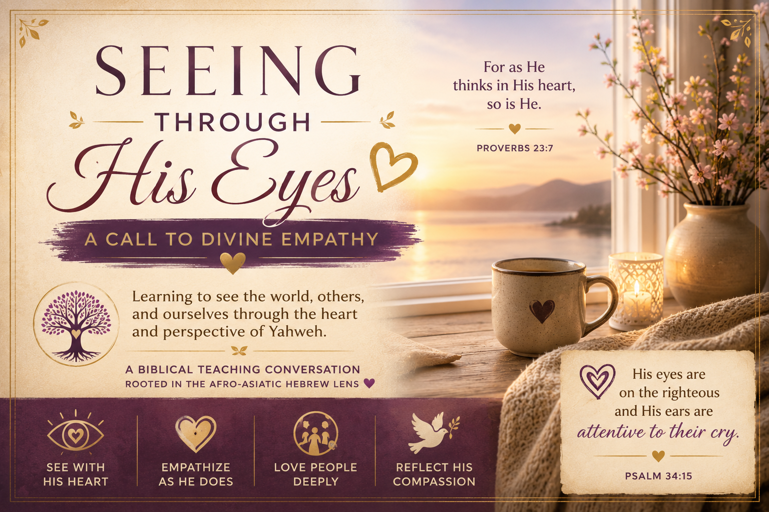 Seeing Through His Eyes: A Call to Divine Empathy